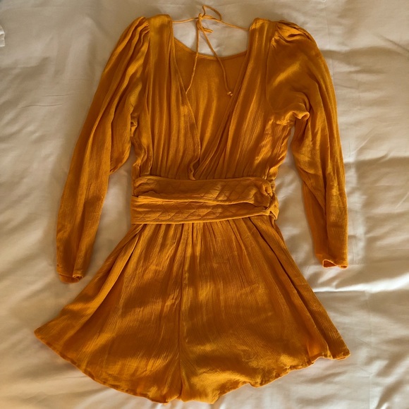 BRAND NEW Free People Tangerine Romper - Picture 2 of 5